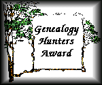 Genealogy Hunters Award